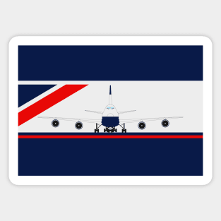 British Airways Queen of the Skies Boeing 747 Sticker